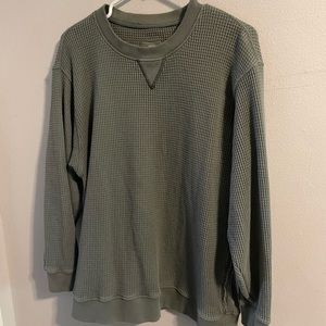 AERIE waffle size medium oversized sweatshirt from Holiday 2021 collection